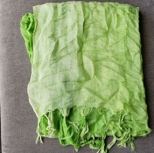Lime Green Scarf
